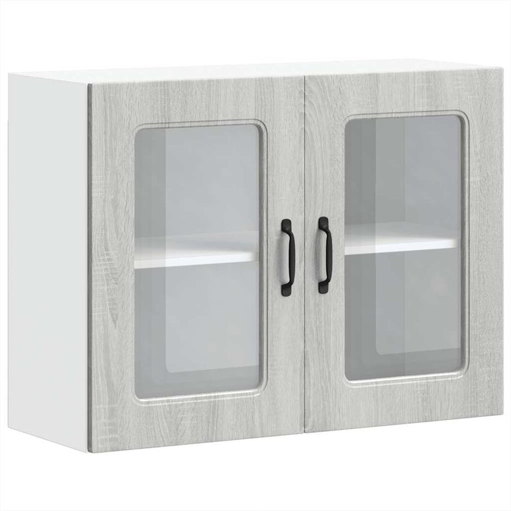 Armoire murale de cuisine avec porte vitrée 