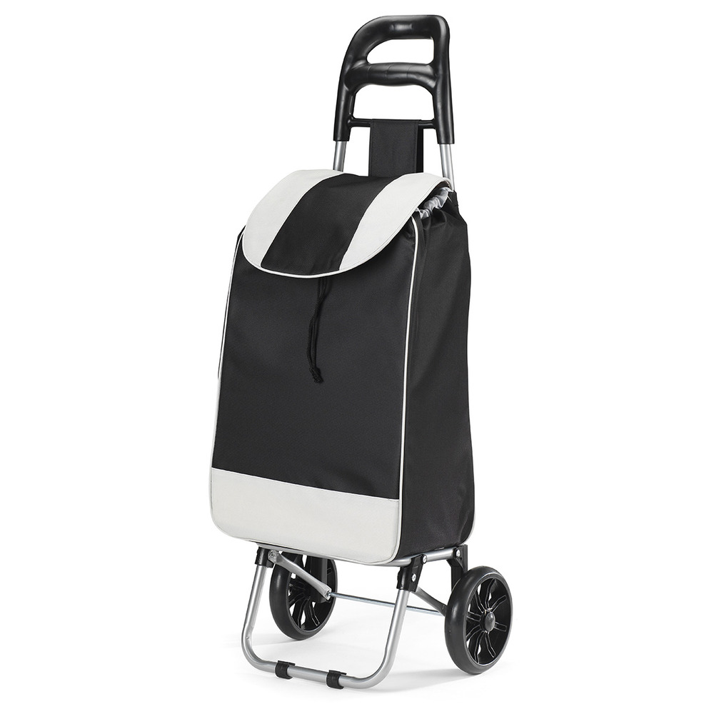 Poussette de marché 2 roues 38l noir - easypouss free