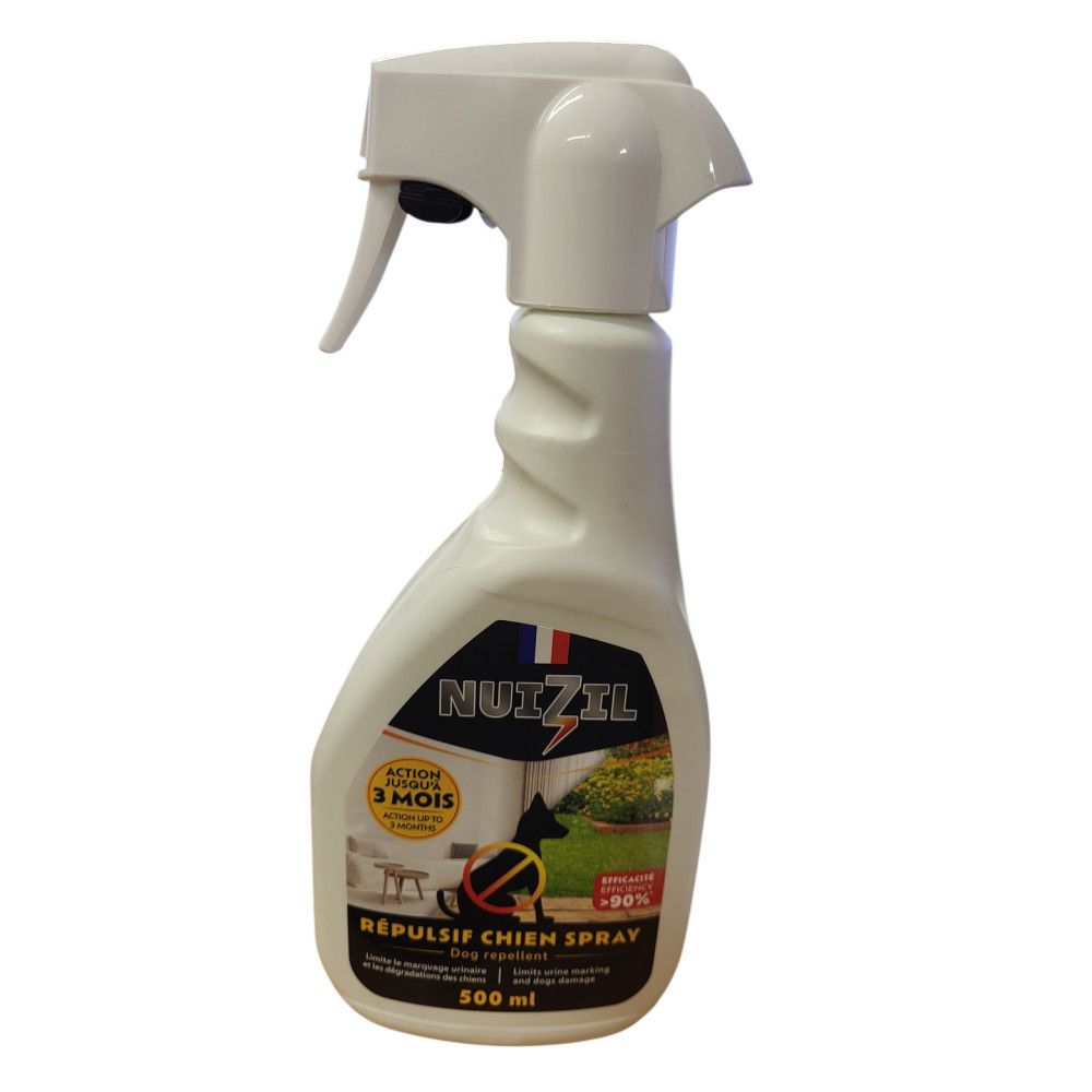 Répulsif chien nuizil spray intérieur et extérieur francodex - 500 ml