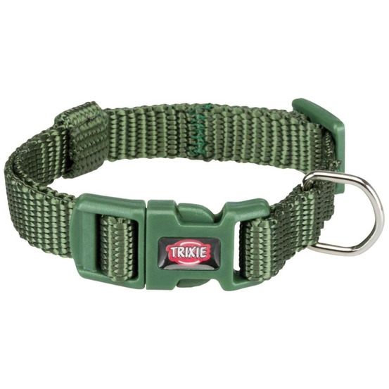 Collier xxs-xs avec boucle anti-traction vert pour chien