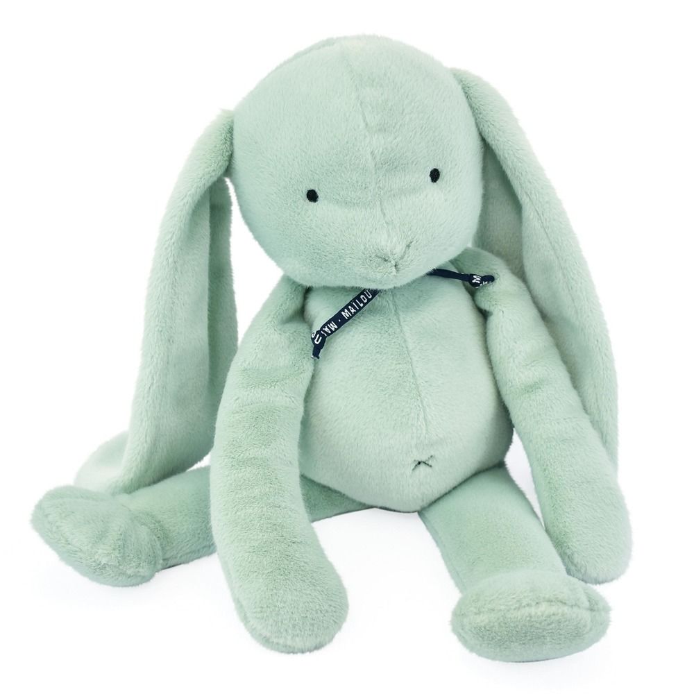 Peluche lapin méloé vert sauge 56 cm