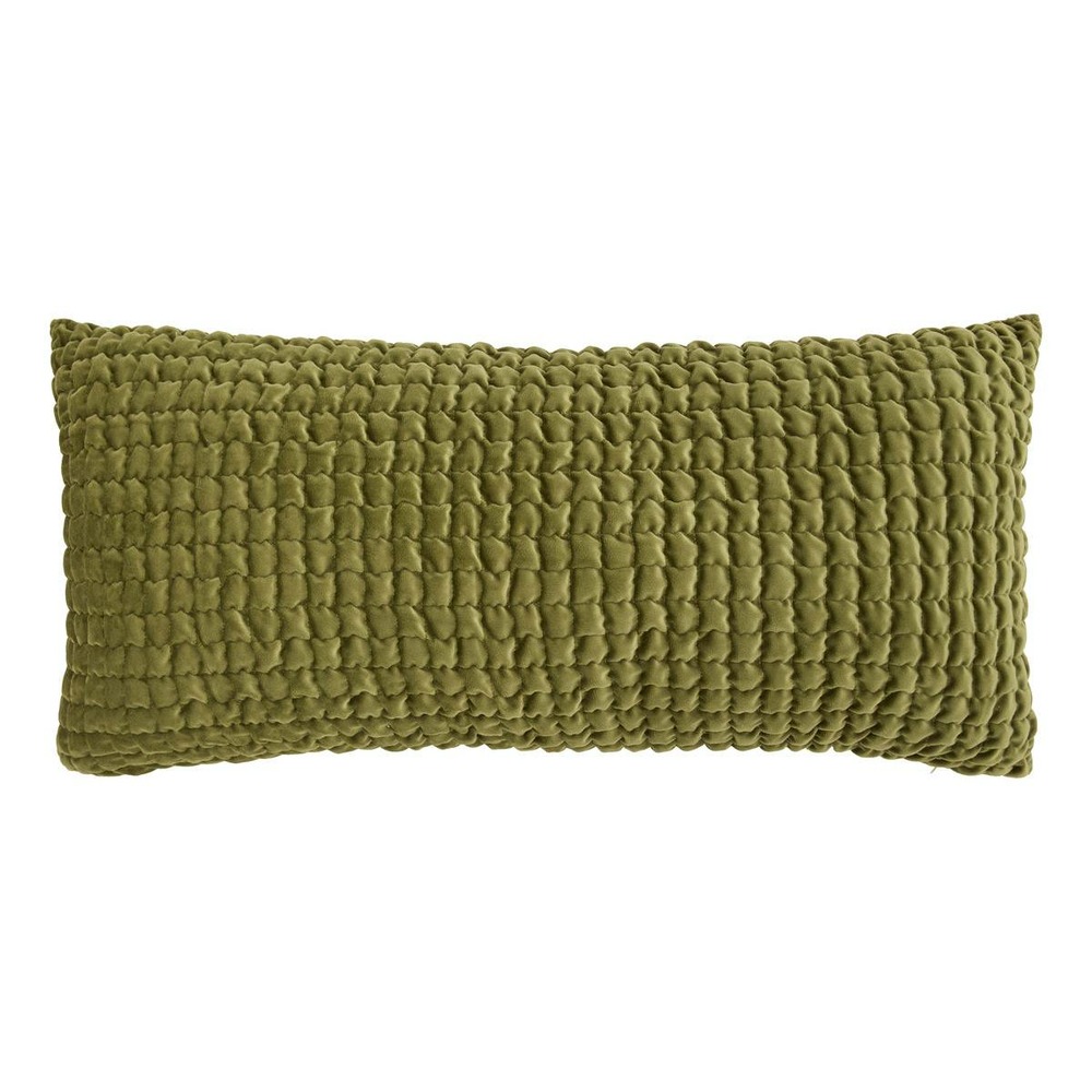 Coussin bellissima vert kaki 75x35cm