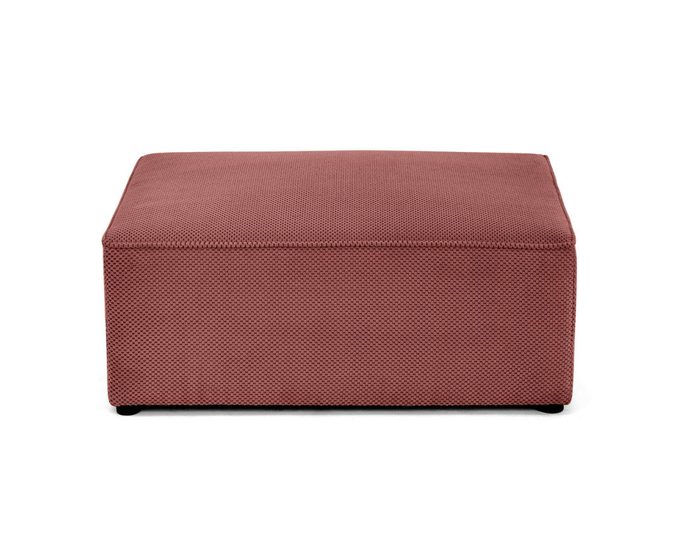 Topaze - pouf - en velours texturé