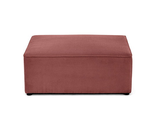 Topaze - pouf - en velours texturé