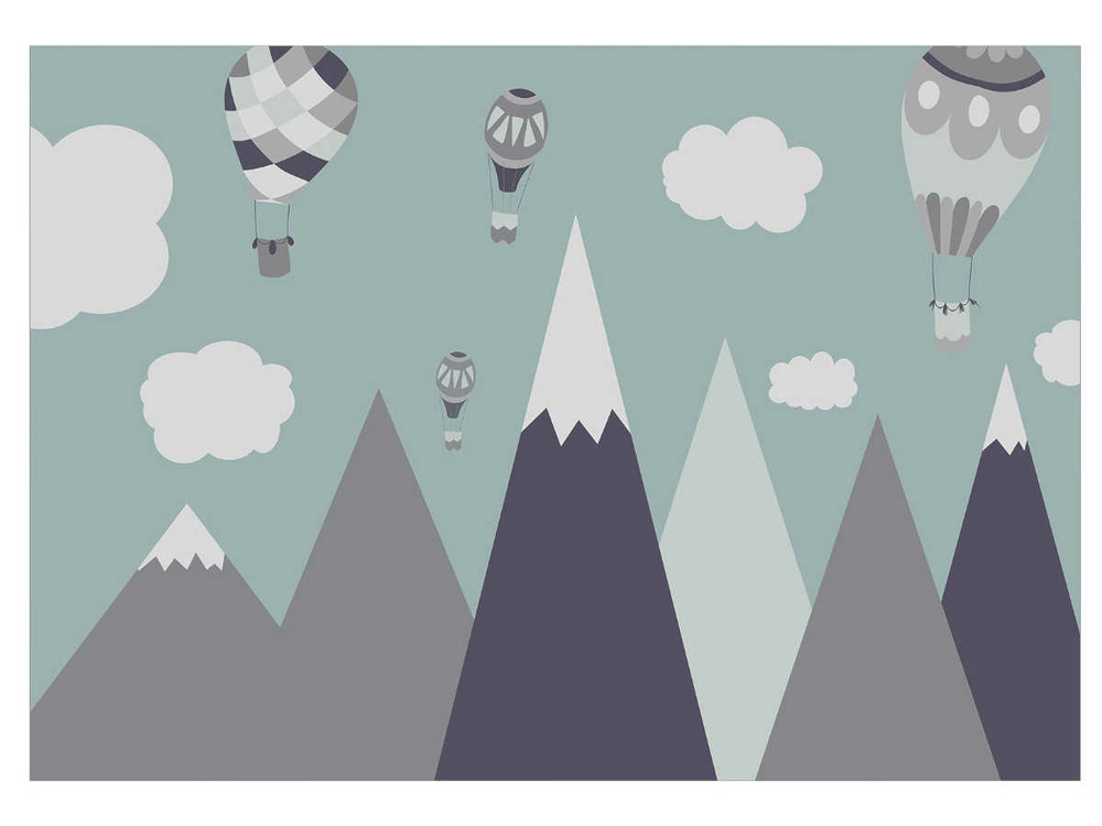 Papier peint premium - balloon land 400 x 280 cm - artgeist