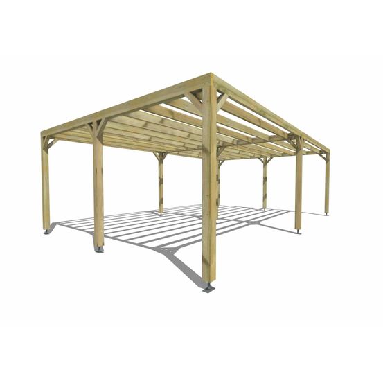 Pergola bois • 8m x 5m • indépendante • sens largeur • livraison comprise