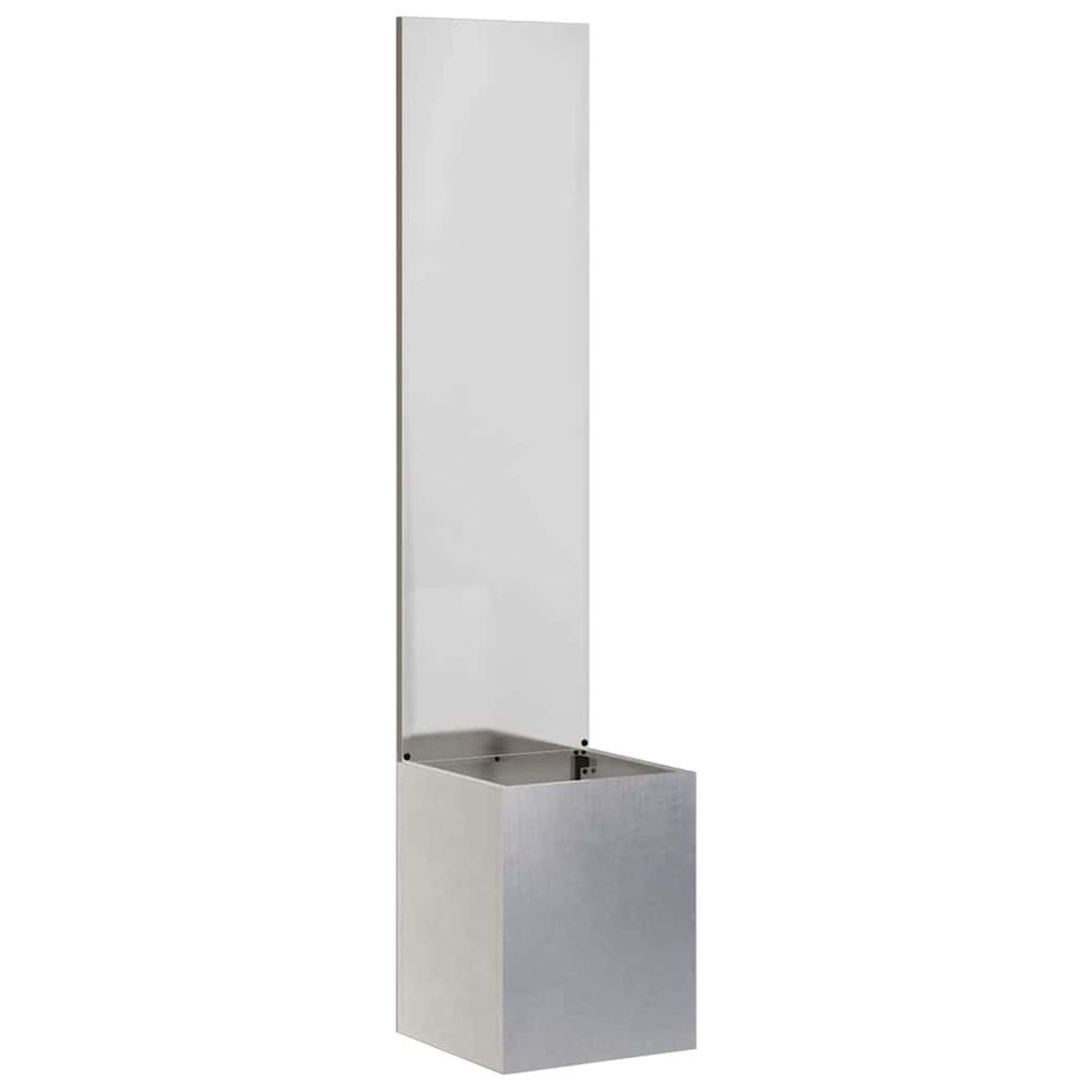 Écran de confidentialité de jardin argent 32 x 32 x 150 cm