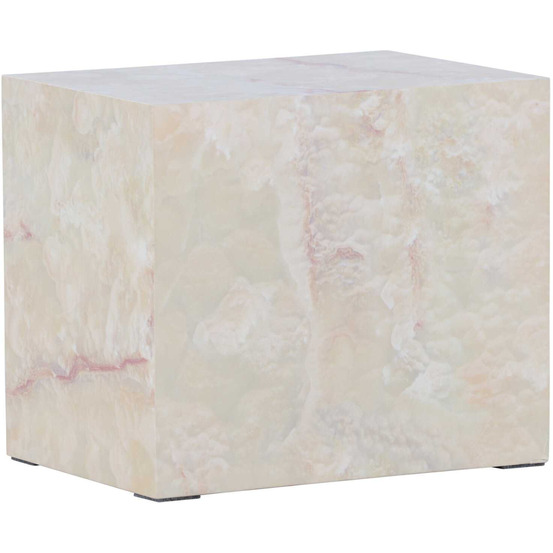 Chevet en mdf effet pierre york 30 x 35 x 25 cm