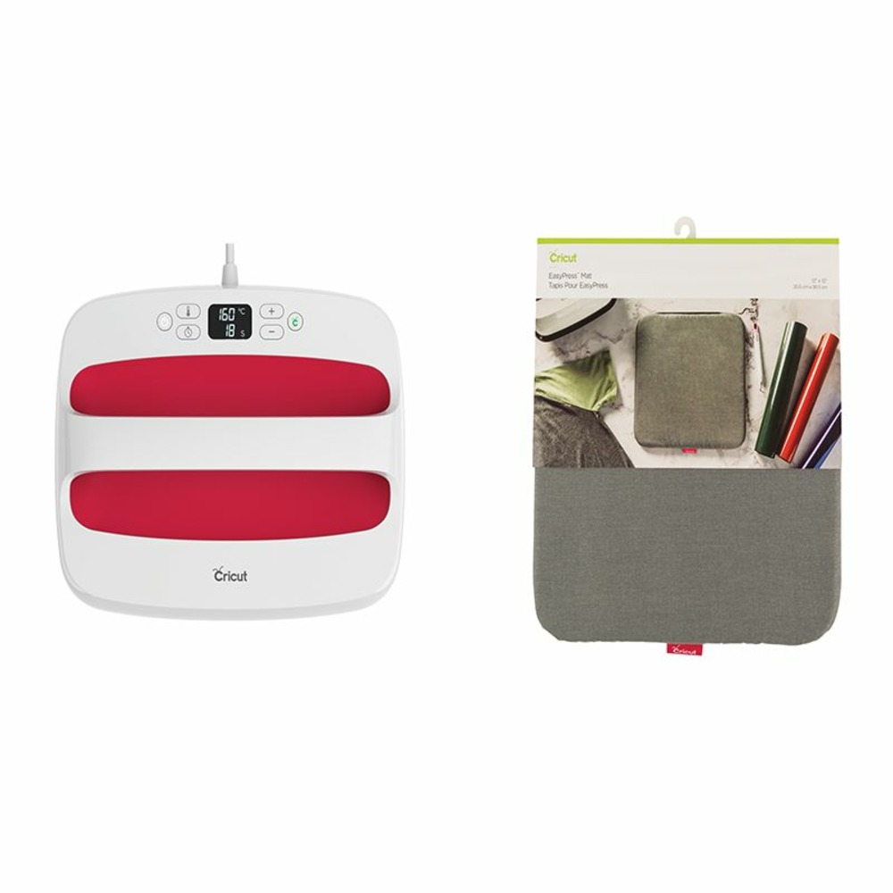 Presse à chaud easy press 2 cricut 30 x 25 cm + tapis 30,5 x 30,5 cm