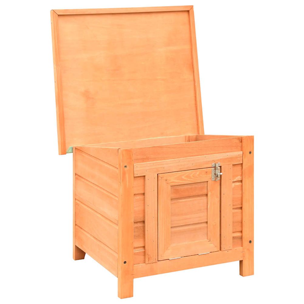 Maison de chat pin massif et sapin 50 x 46 x 43,5 cm
