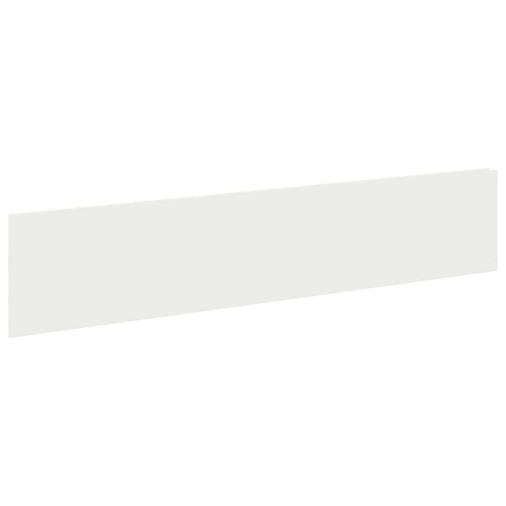 Bordure de pelouse 20 pc 100 x 22 cm acier blanc