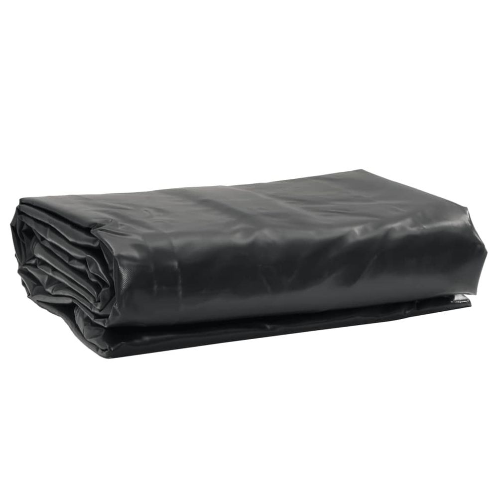 Bâche 650g / m² anthracite 3 x 4 m toile avec revêtement en pvc