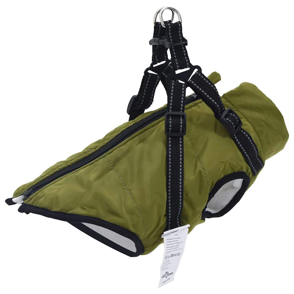 Manteau pour chiens avec harnais imperméable réfléchissant l28