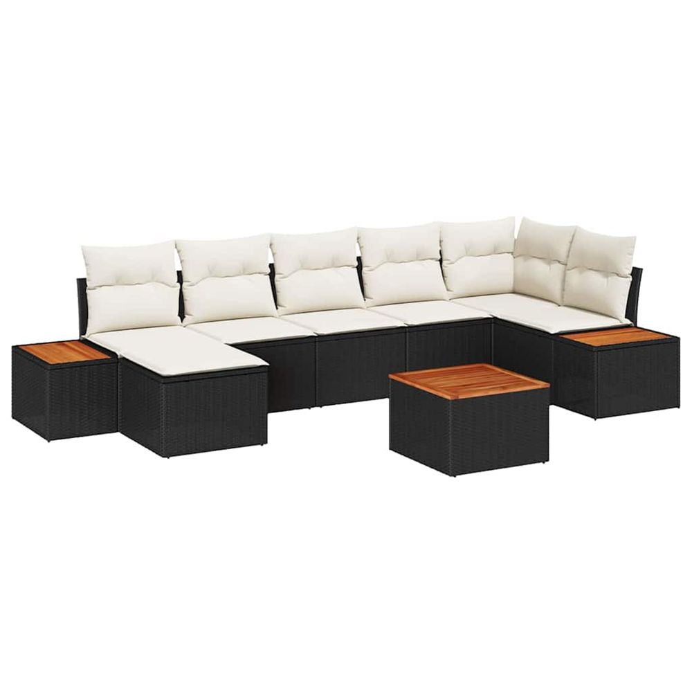 Ensemble de canapé de jardin 8 pc 7-nombre de places