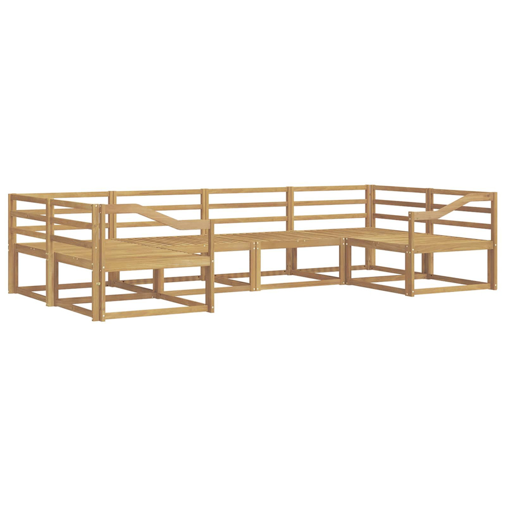 Ensemble de canapés d'extérieur 6 pcs blanc
