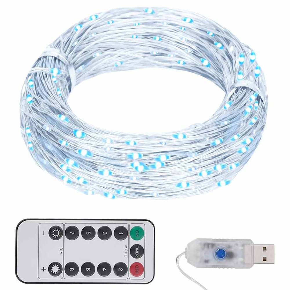 Guirlande led avec 300 led blanc froid 30 m
