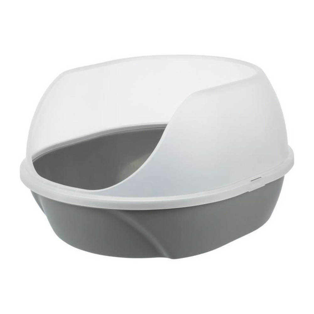 Bac a litiere trixie simao - haut rebord - 48 × 30 × 58 cm - gris