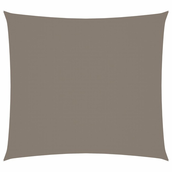 Voile toile d'ombrage parasol tissu oxford rectangulaire 2,5 x 3 m taupe