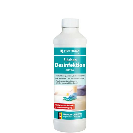 Désinfectant surfaces 500 ml, produit désinfection surfaces, avec spritzeinsatz