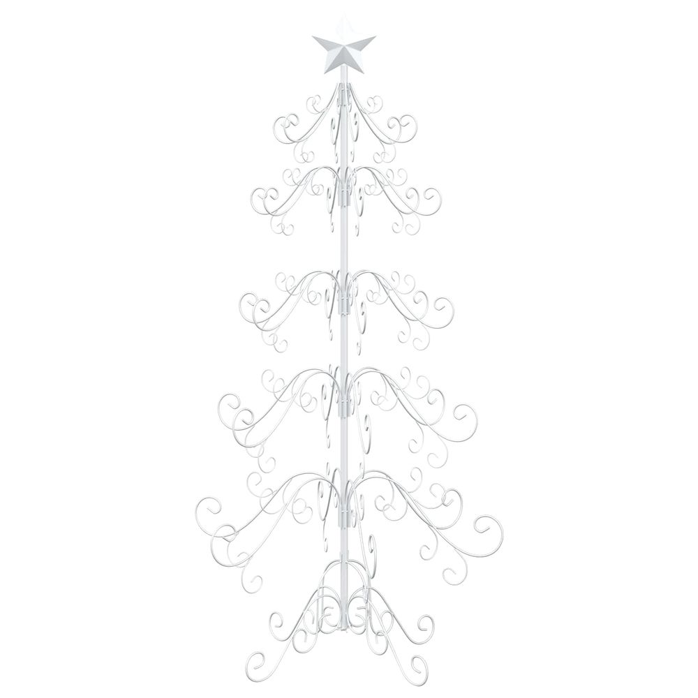 Arbre de noël en métal kuopio 150 cm acier white