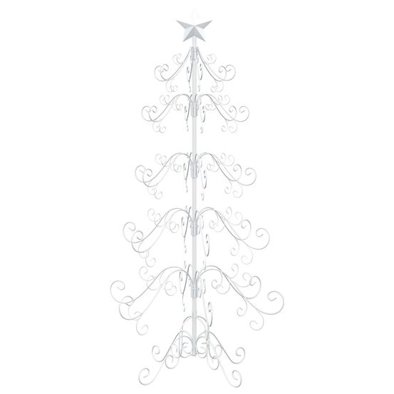 Arbre de noël en métal kuopio 150 cm acier white