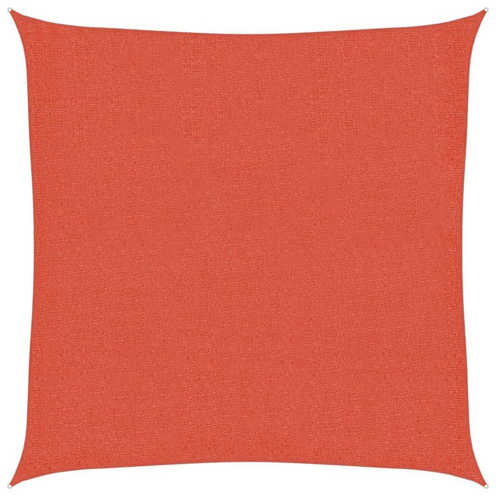 Voile d'ombrage 160 g/m² carré terre cuite 2,5x2,5 m pehd