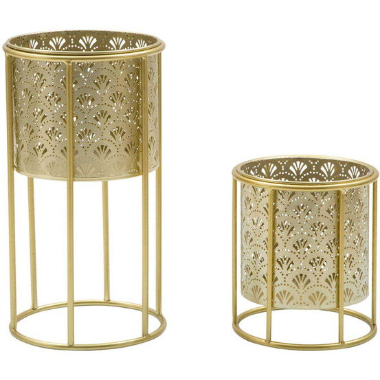 Support à plantes en métal coppia (lot de 2) modèle 1