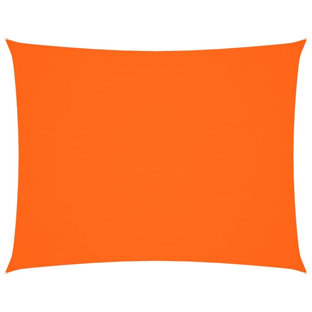 Voile de parasol tissu oxford rectangulaire 4x5 m orange