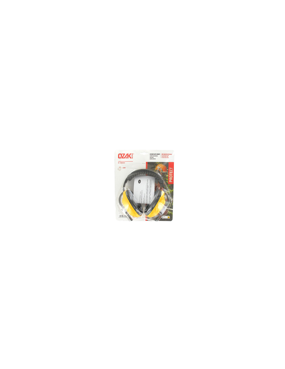 Casque anti-bruit 26 db professionnel super confort ozaki premium avec monture réglable en352-1.