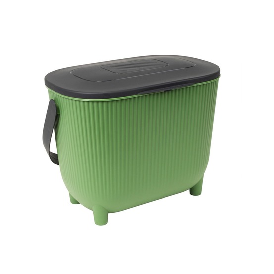 Poubelle à compost 10l vert/gris - 013121 v.ct/g.a