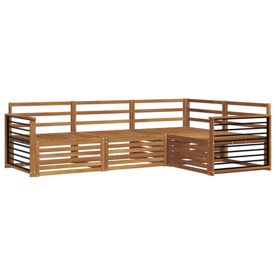 Ensemble de canapés d'extérieur 4 pcs naturel