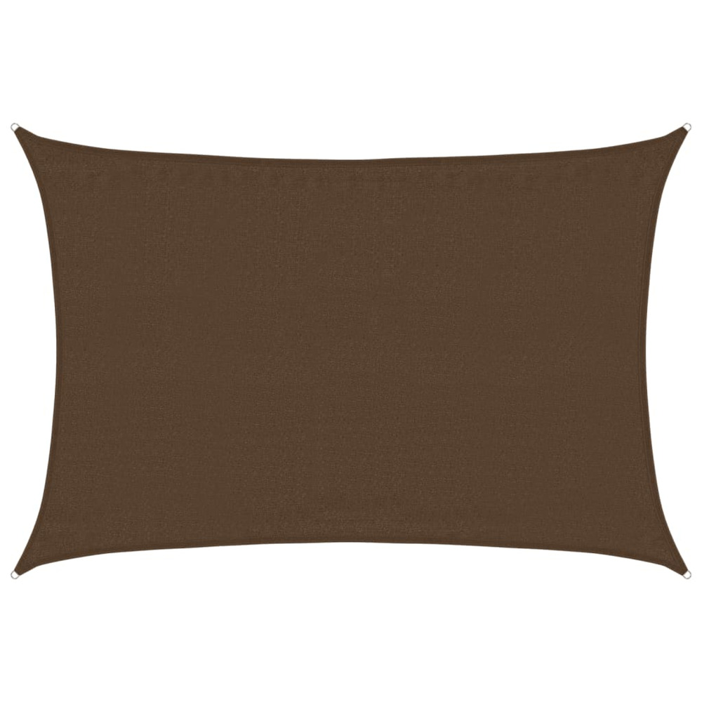 Voile d'ombrage 160 g/m² marron 3,5x5 m pehd