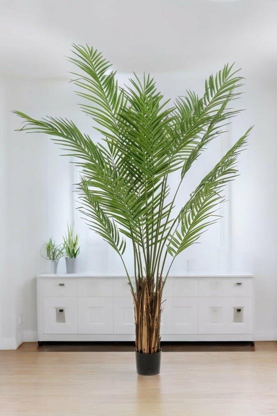 Areca lutescens plante artificielle - h180cm, ø17cm