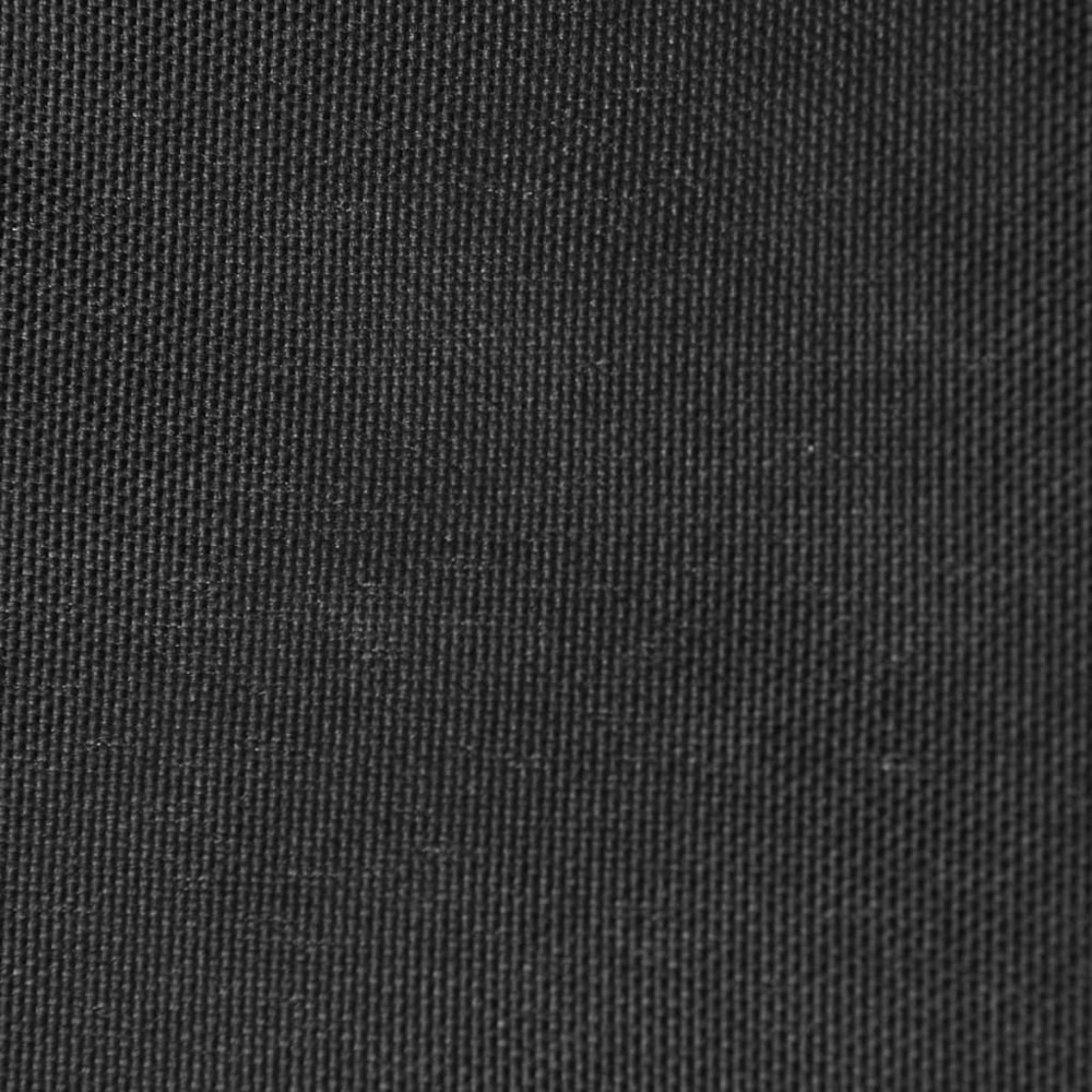Voile toile d'ombrage parasol tissu oxford carré 2,5 x 2,5 m anthracite