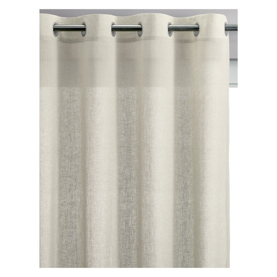 Rideau voile zeff craie 140 x 280 cm