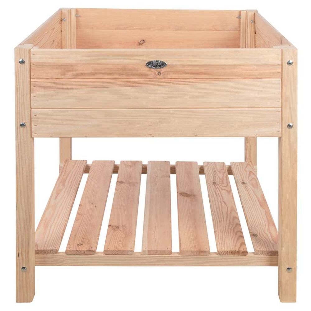 Jardinière d'extérieur surélevée naturel xl