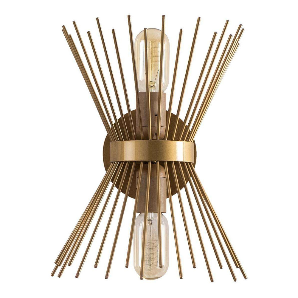 Applique murale en métal kirpi doré