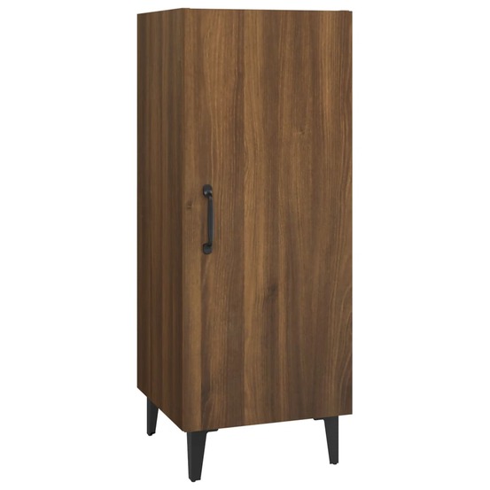 Buffet bahut commode armoire meuble de rangement organisateur cuisine salle de séjour salon 34,5 x 34 x 90 cm bois d'ingénier
