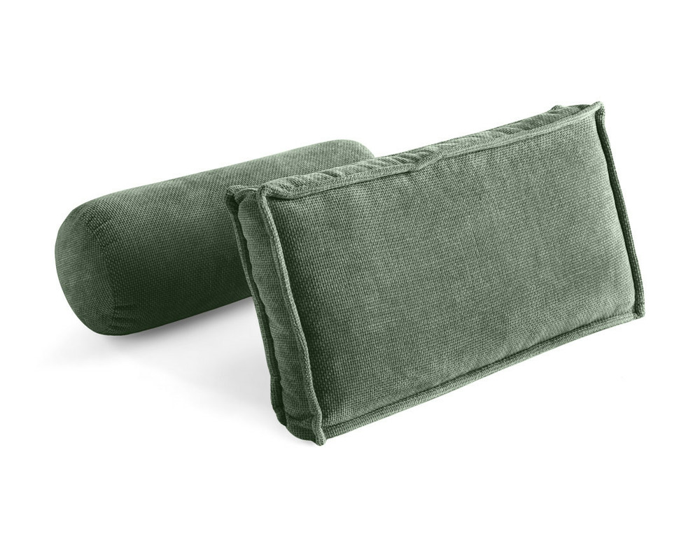 Marisol - lot de deux coussins de dossier - velours texturé