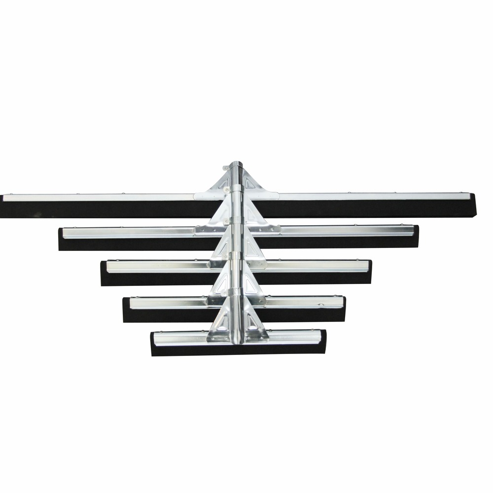 Raclette métal renforcé 45cm-mousse noir synth - guialto