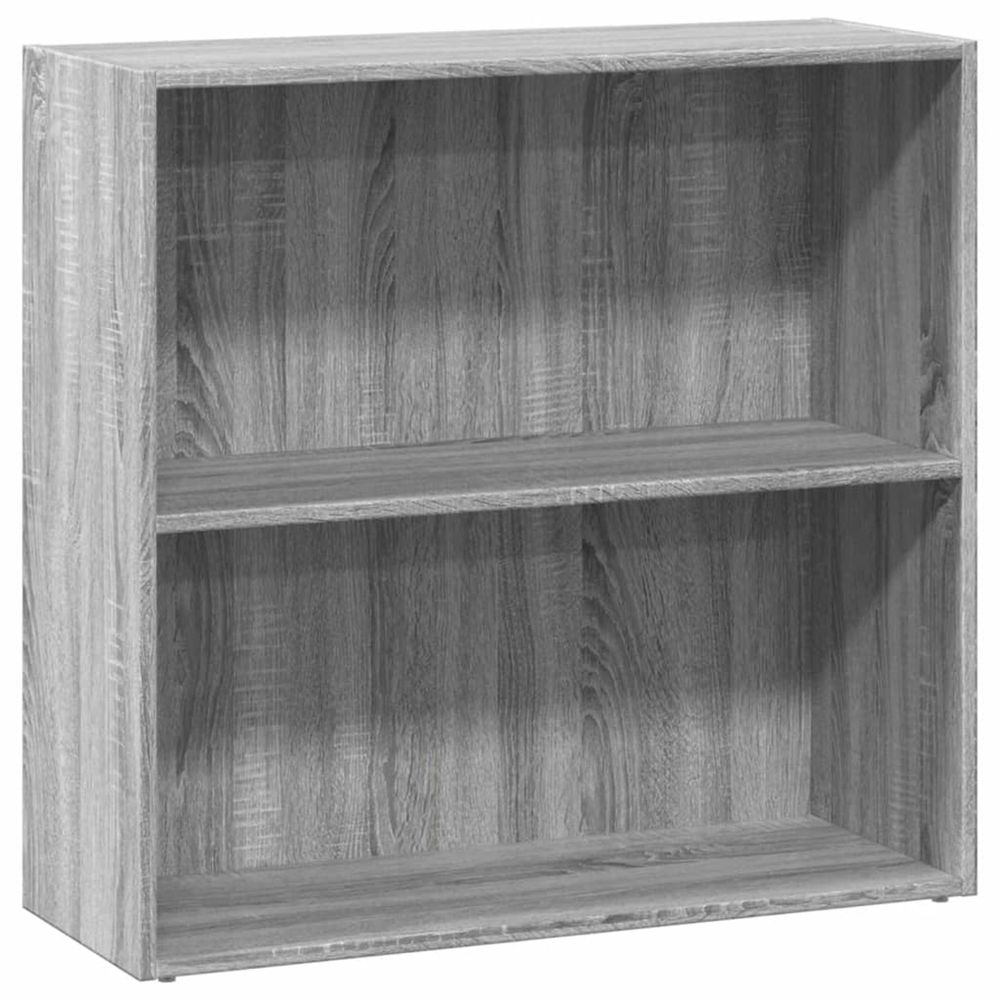 Bibliothèque sonoma gris 80x30x77 cm bois d'ingénierie