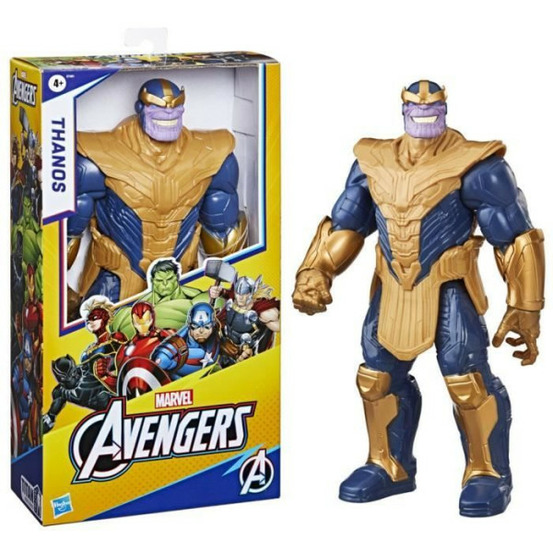 Figurine thanos 30 cm, jouet avengers titan hero series pour enfants a partir de 4 ans, marvel