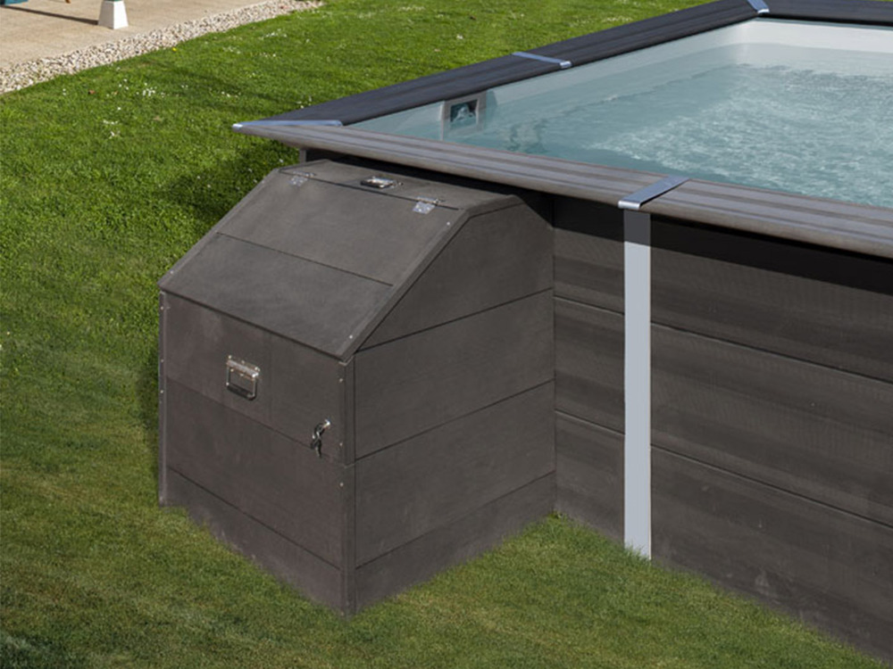 Coffre de filtration piscine composite hauteur 0,89 m