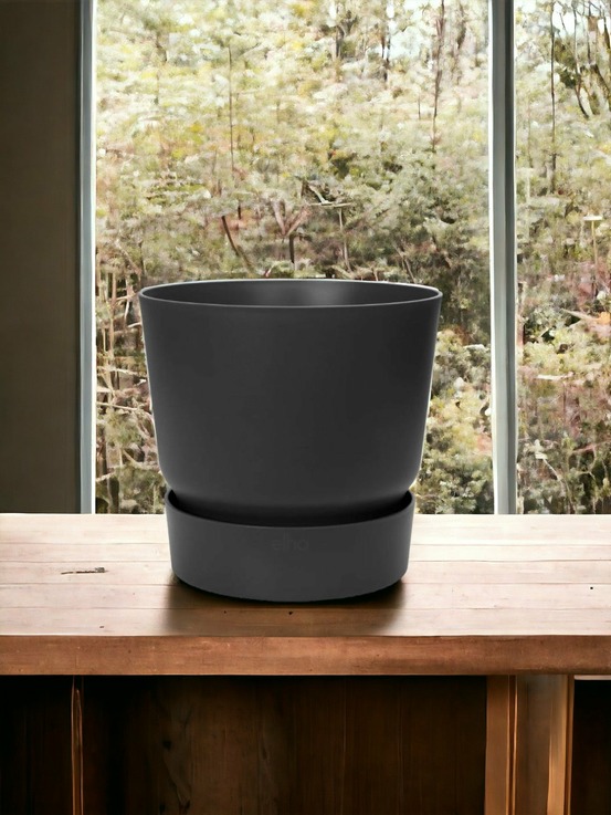 Cache-pot elho greeville noir - d24 x h23