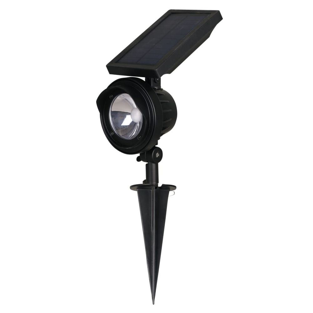 Lampe de jardin led solaire intelligente hybride texas noir