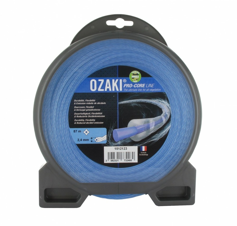 Coque fil nylon ozaki pro-core line. Co-extrudé longueur: 87 m, ø: 2,40mm