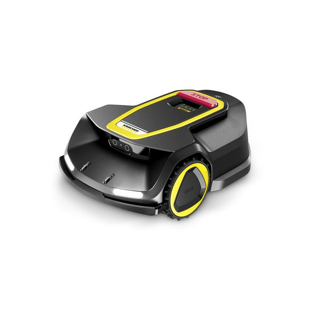 Tondeuse robot connectée karcher rcx 6, 3000 m², pente 70%, antenne rtk, tonte en parallele