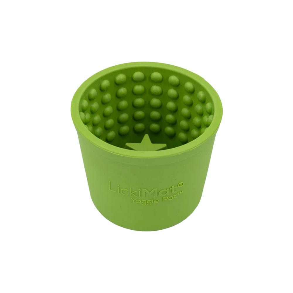 Yoggie pot - jouet à remplir pour chiens vert
