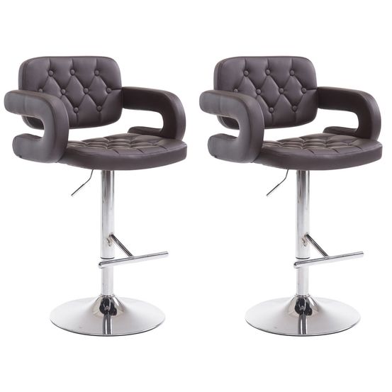 Lot de 2 tabourets de bar dublin c