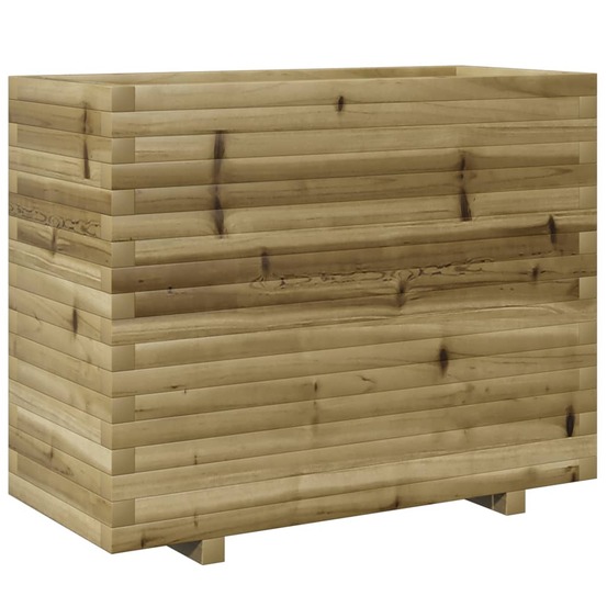 Jardinière 90x40x72,5 cm bois de pin imprégné